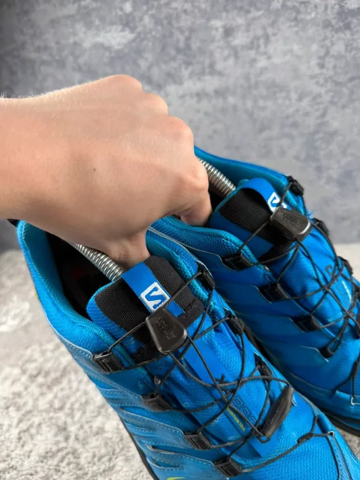 Salomon XA Pro 3D Gore-Tex - Trekking Shoes - Blue & Yellow - photo numéro 10