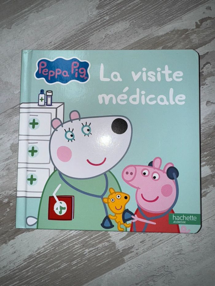 Livre peppa la visite médicale