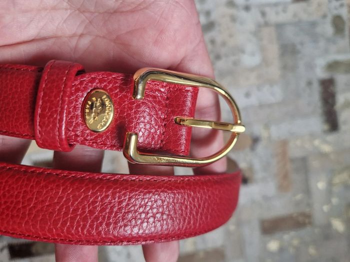 Ceinture longchamp rouge - photo numéro 2