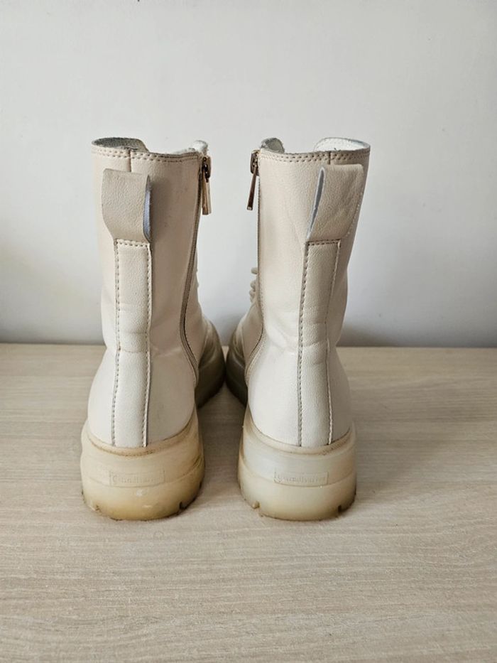 Paire de bottines beige -  Stradivarius - Pointure 38 - photo numéro 3