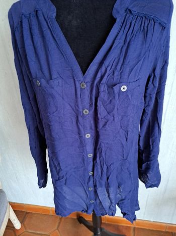 tunique longue violette