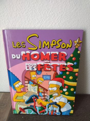 Livre Les Simpson "Du Homer pour les Fêtes" Neuf
