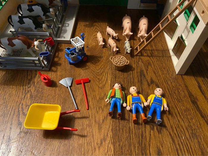 Ferme moderne playmobil avec silo - photo numéro 3