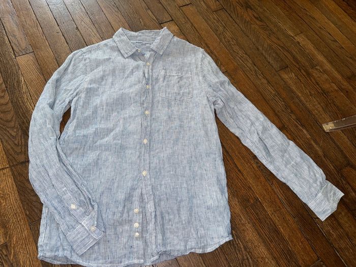 Chemise en lin Monoprix 14 ans