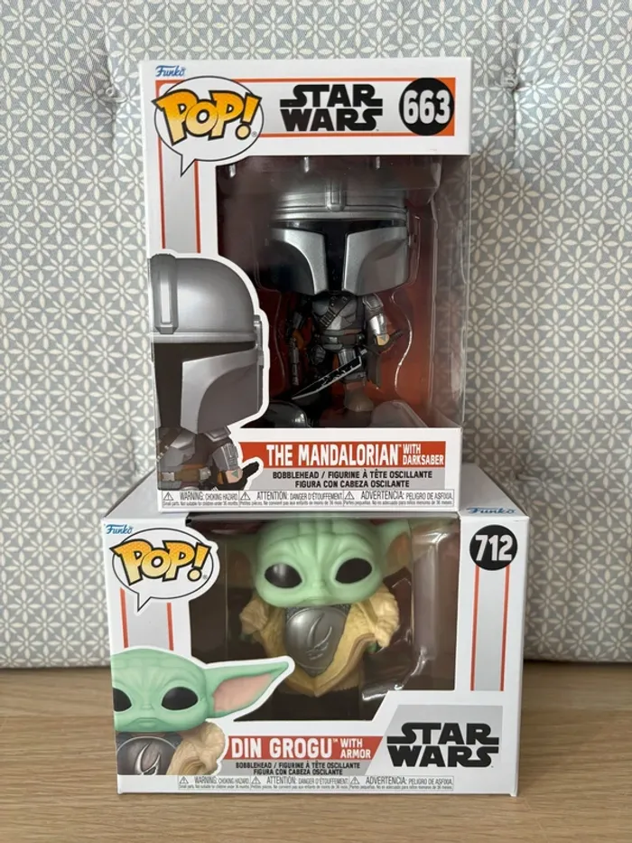 Pack de 2 Pop The Mandalorian "Star Wars"