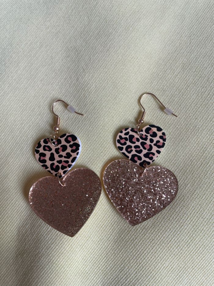 Boucle d’oreille coeur - photo numéro 3