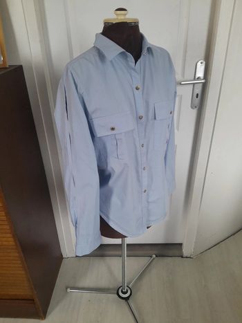Jolie chemise coton manches avec fentes La petite française