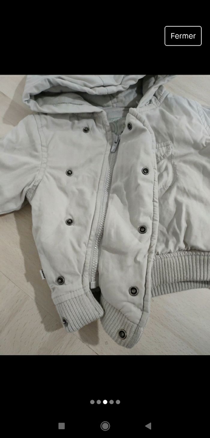 Lot de 2 manteaux blousons Obaibi 3 mois - photo numéro 4