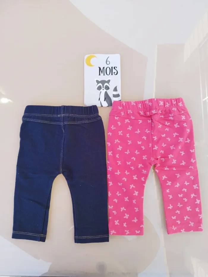 Lot pantalons 6 mois - photo numéro 2