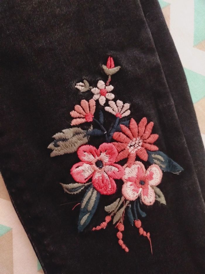 Tregging brodé MorphologiK "waterless" fille tour de hanches large - photo numéro 2