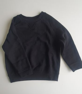 Sweat-shirt noir Primark 3/4 ans