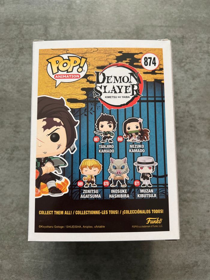 Funko POP ! #874 Tanjiro Kamado Special Edition - Demon Slayer - photo numéro 2