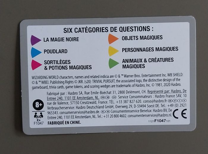 Jeu Trivial Pursuit Voyage Harry Potter - photo numéro 5