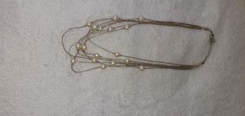 Collier fantaisie argenté