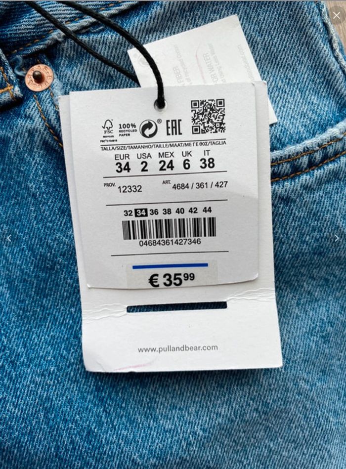 Jean Pull & Bear taille XS neuf - photo numéro 5