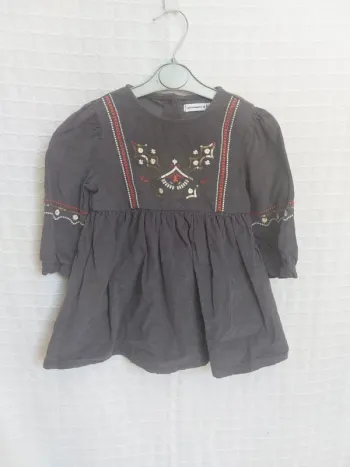 Robe manches longues Lulucastagnette 18 mois