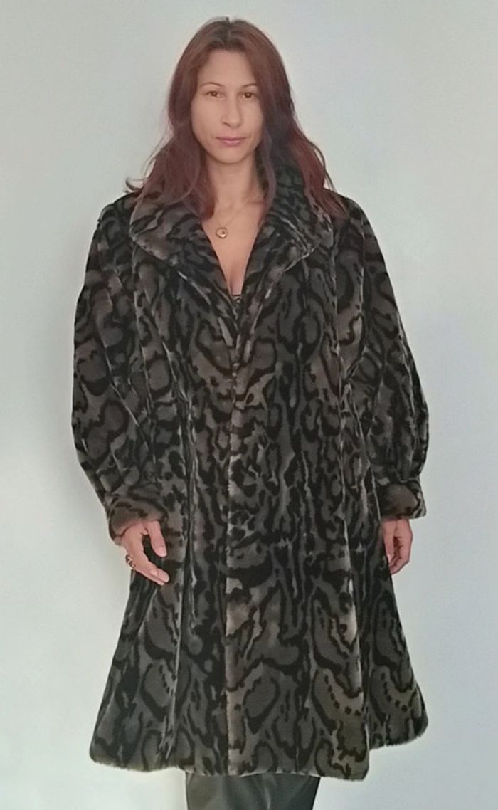 Superbe manteau fourrure vintage - photo numéro 2
