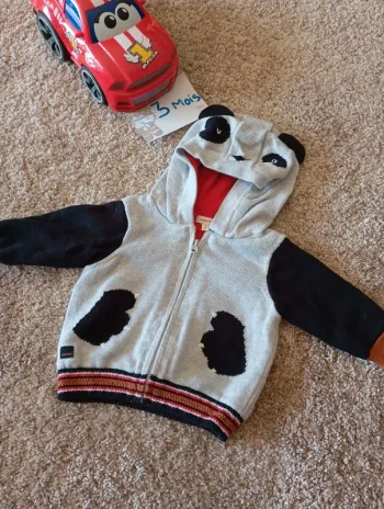Veste à capuche 3 mois