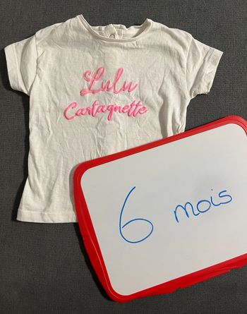 Teeshirt lulu castagnette 6 mois