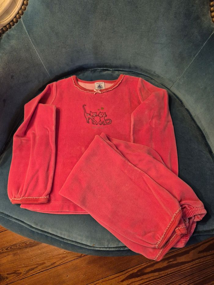 Pyjama velours Petit Bateau t. 4 ans