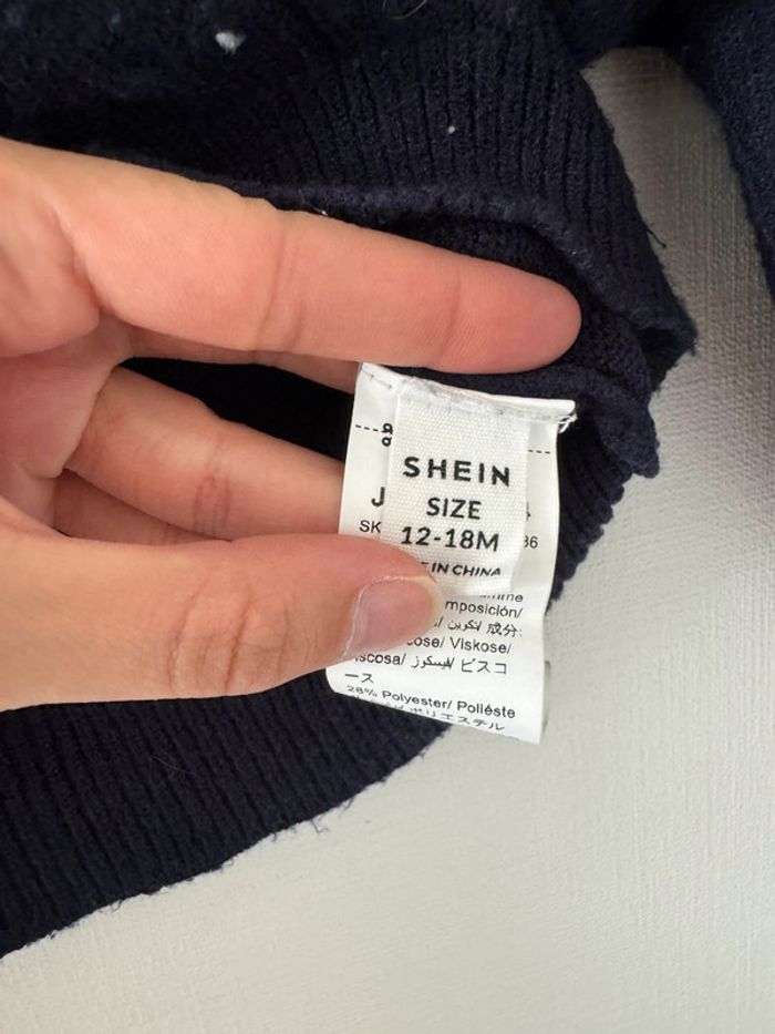 Pull marine - taille 12/18 mois 🌼 - photo numéro 2