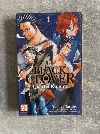 Manga Black clovers quartet knights Tome 1 en version française.