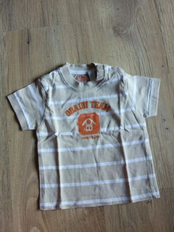 Tee-shirt manches courtes Obaibi 6 mois