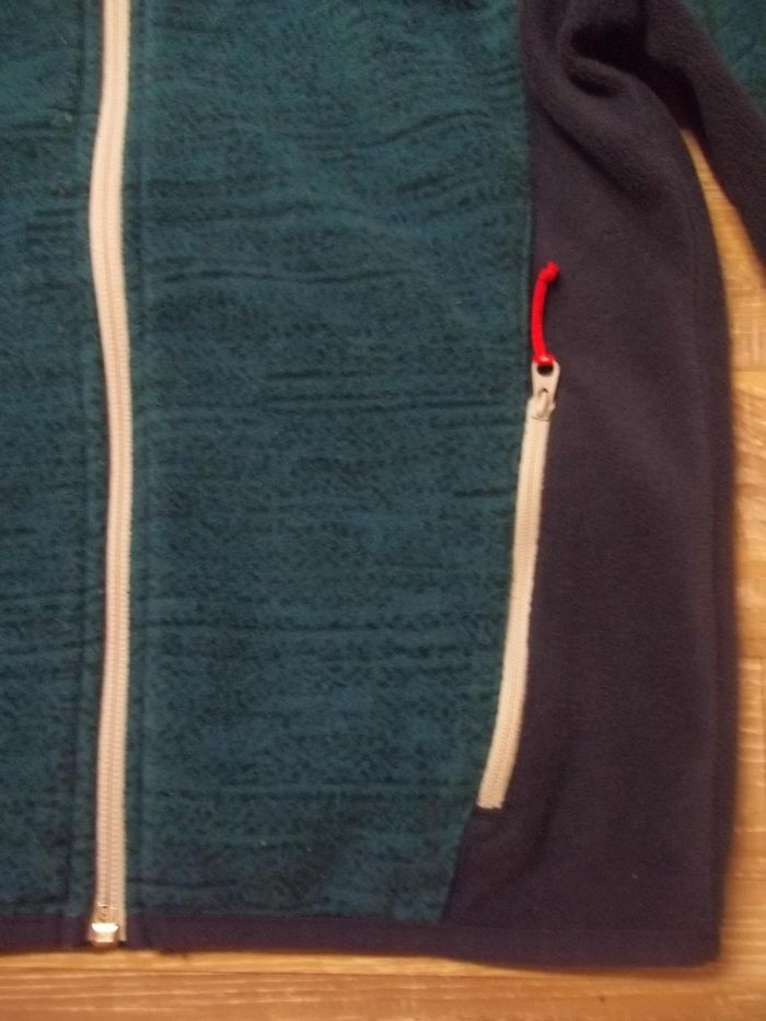 Veste polaire Quechua bicolore bleue 12 ans (mant1) - photo numéro 3