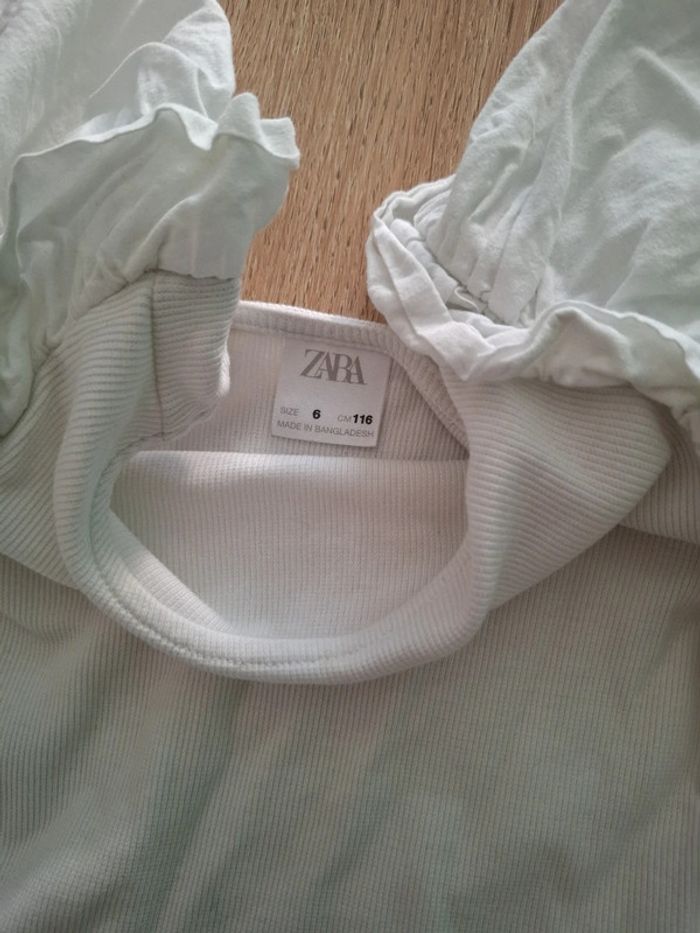 Haut fille Zara taille 6 and en très bon état - photo numéro 4