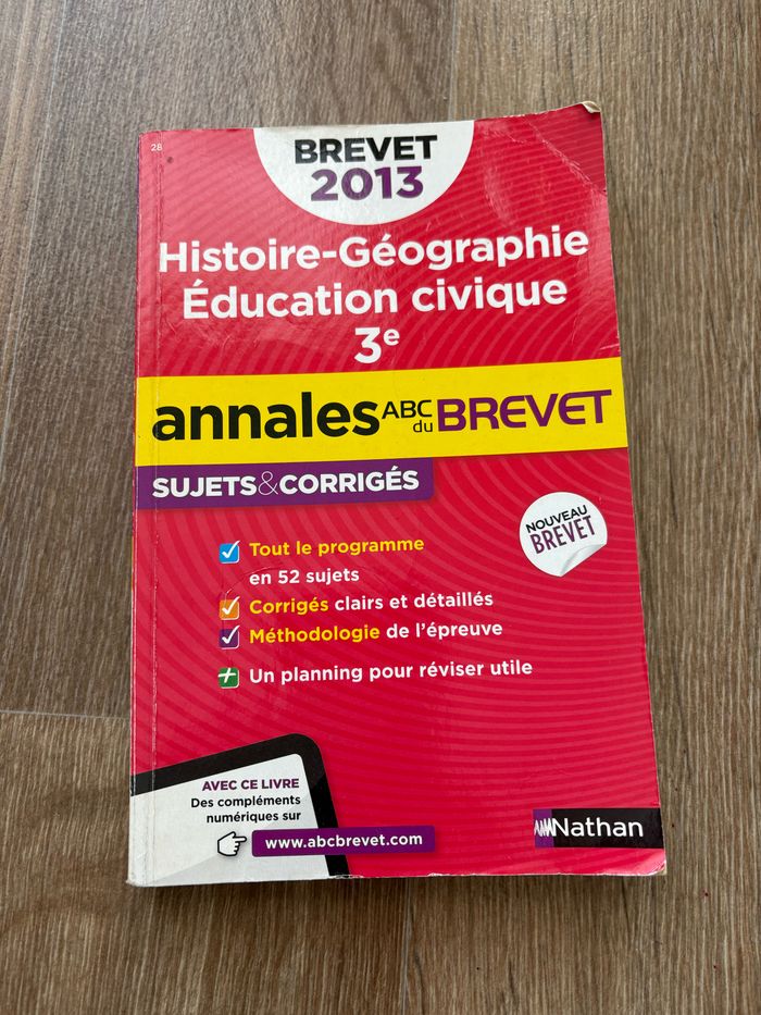livre brevet histoire géo
