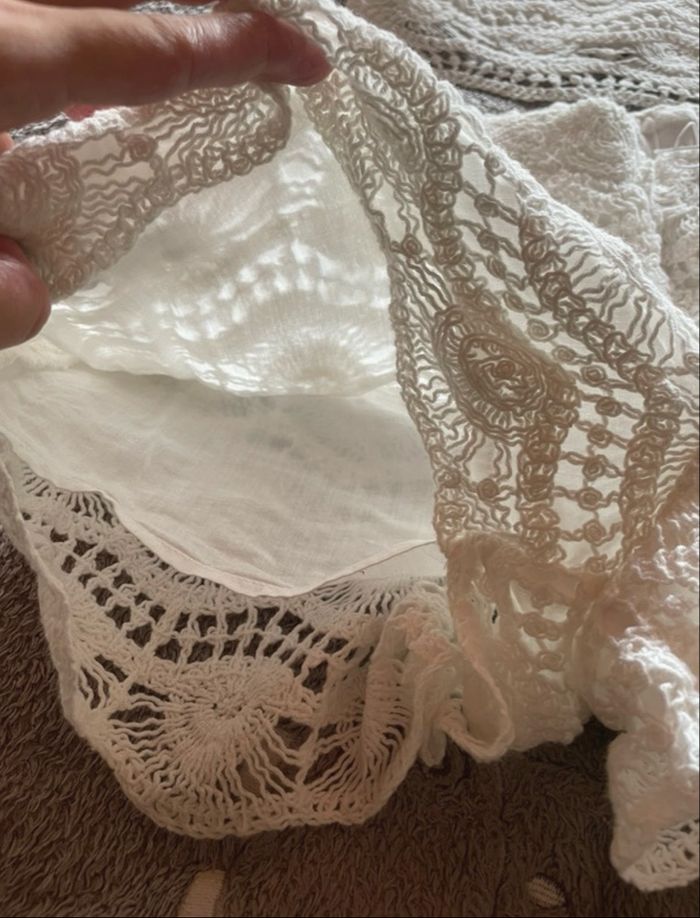 ensemble été KIABI - top + short blanc, doublé, taille M, neuf étiqueté - photo numéro 2