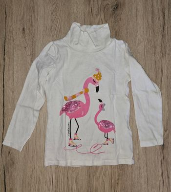 Tee shirt flamant rose
