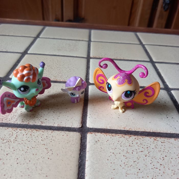 Lot de figurines pet shop elfe fée papillon