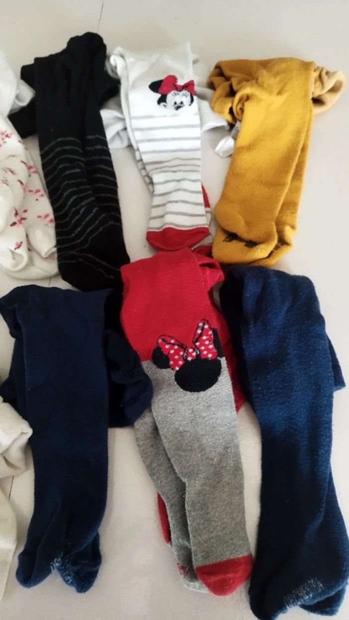 Lot de 11 collants bébé fille 17-18 - photo numéro 3