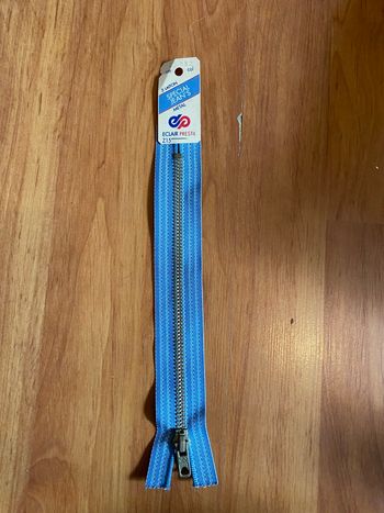 Fermeture éclair spécial jeans Z15 bleu