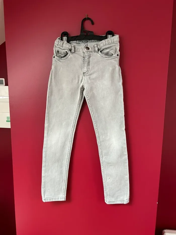 Jean slim garçon bonpoint 7 ans