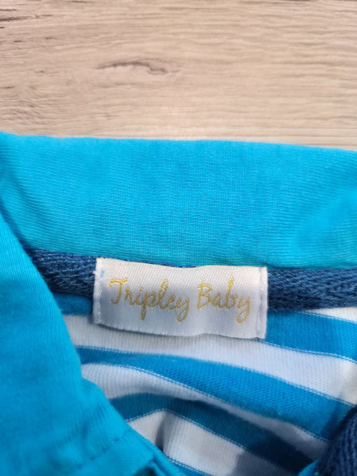 Polo bleu, Tripley Baby, 18 mois - photo numéro 4
