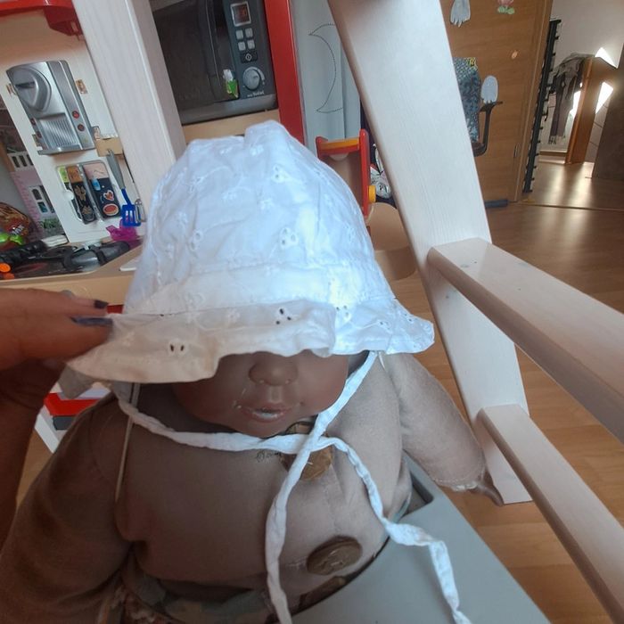 Chapeau avec protège nuque taille50/51 #pusblu - photo numéro 2