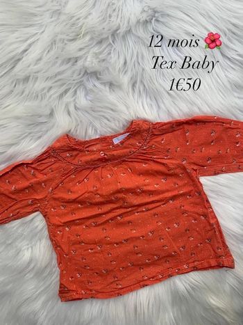 T-shirt 🌺 12 mois 🌺 Tex Baby