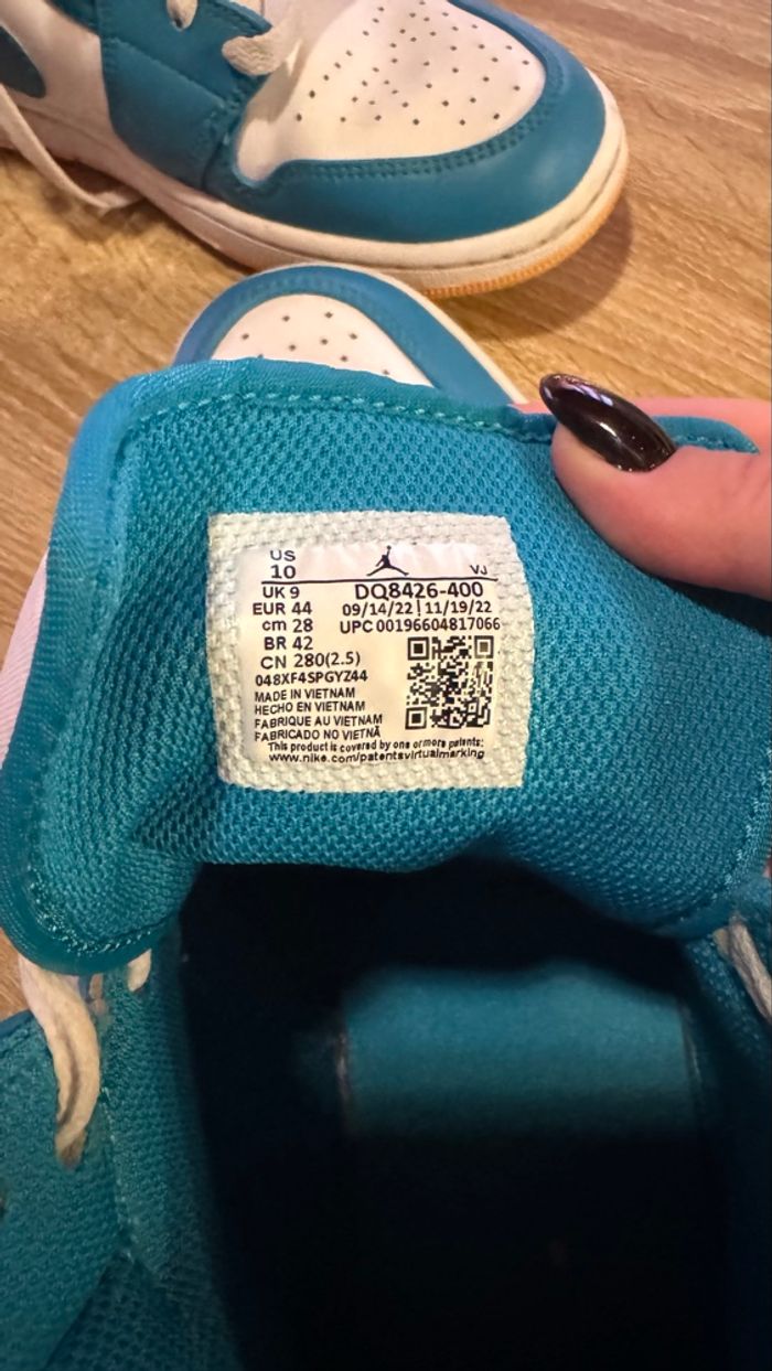 jordan 1 mid aquatone - photo numéro 5