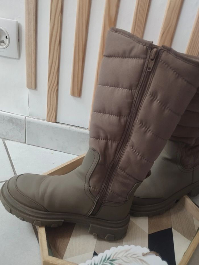 Bottes grises hiver Zara 31 - photo numéro 3