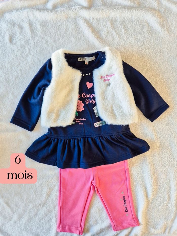 Ensemble 3 pièces lee cooper 6 mois