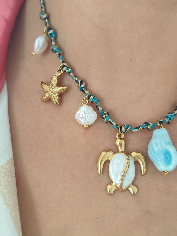 Collier tortue de mer 🌊 - photo numéro 4