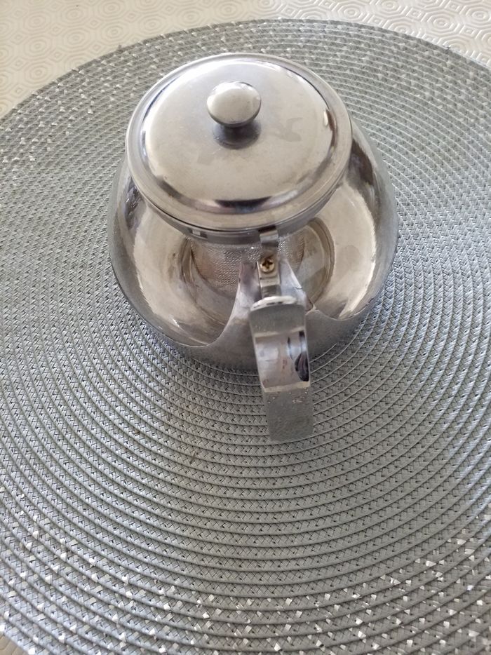 Théière inox bon état - photo numéro 3