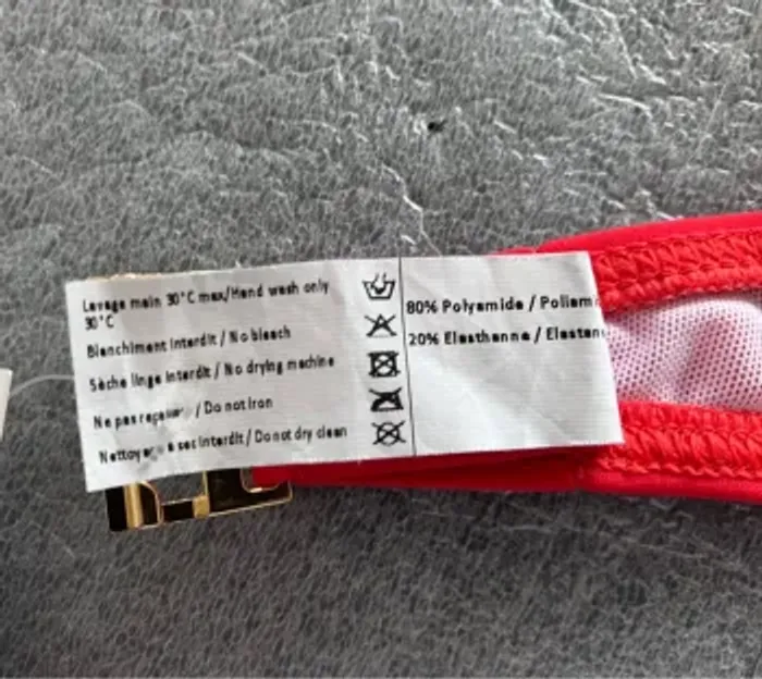 Haut maillot rouge Simone Pérèle neuf - photo numéro 11