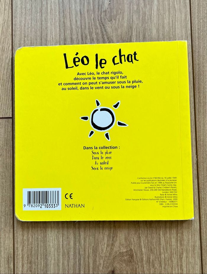 Léo le chat : Au soleil - Livre - photo numéro 2