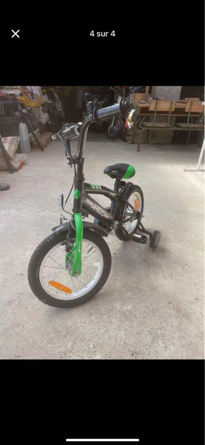 Vélo enfants style bmx - photo numéro 3