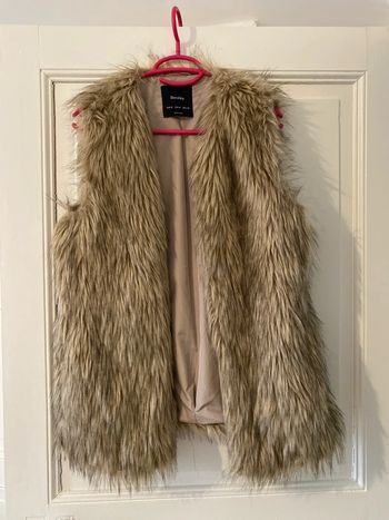 Gilet fausse fourrure