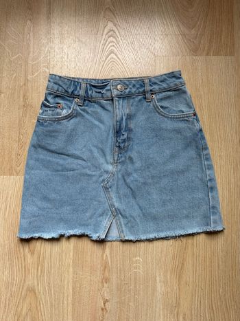 Jupe en jean bleu clair Jennyfer 