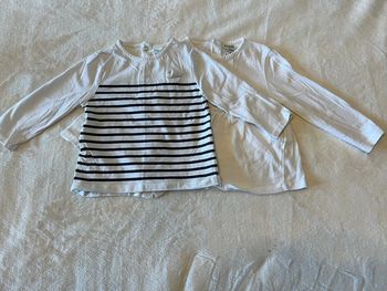 Lot de 2 t-shirts à manches longues Kiabi